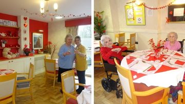 Love is in the air at Honiton care home